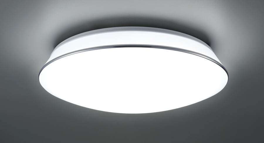 調光・調色タイプ / 小形シーリング・シルバートリム / きれいに光る