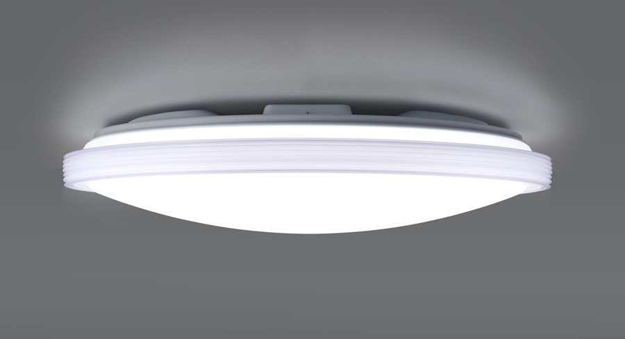 調光・調色タイプ / ワイドトリム・プレーン / きれいに光る本体デザイン側面点灯